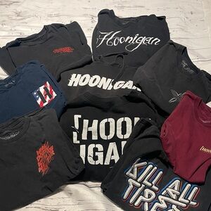 Hoonigan Lot of 9 Size M Preowned